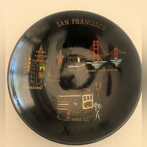 San Francisco vintage plastic bowl.